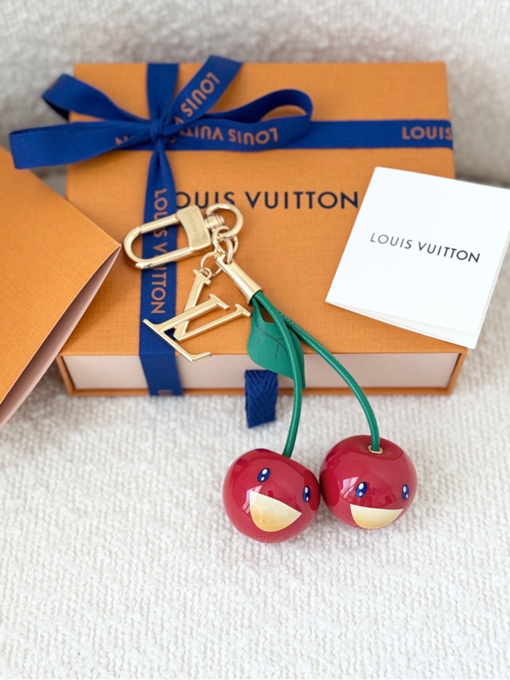 ❌SOLD❌2026 Louis Vuitton x Takashi Murakami Cherry Bag Charm / Key Holder